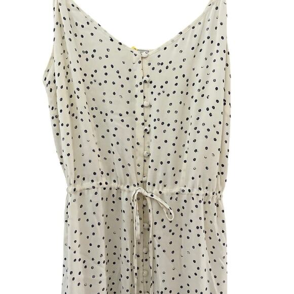 Rails Frida Ivory Speckled Ruffled Hem Dress Size Large - Picture 8 of 12